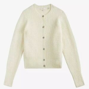 Elegant Cream Cardigan Sweater